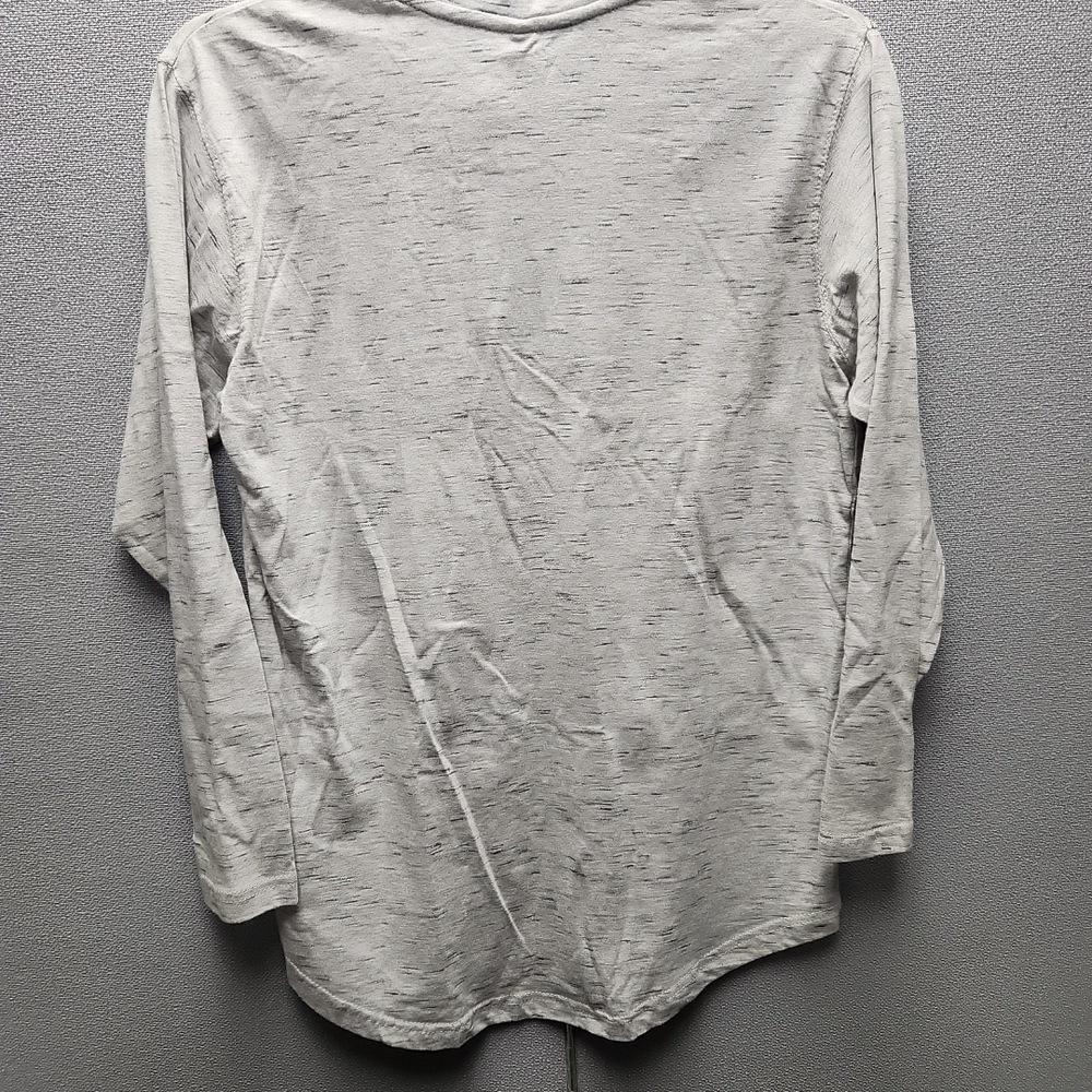 Hawk's Bay Gray Long Sleeve Henley Shirt - Picture 3 of 3